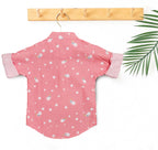 Havok Infant Pink Shirt for Boys Full Sleeve Snowman Print Button-Down Cotton Shirt-Small