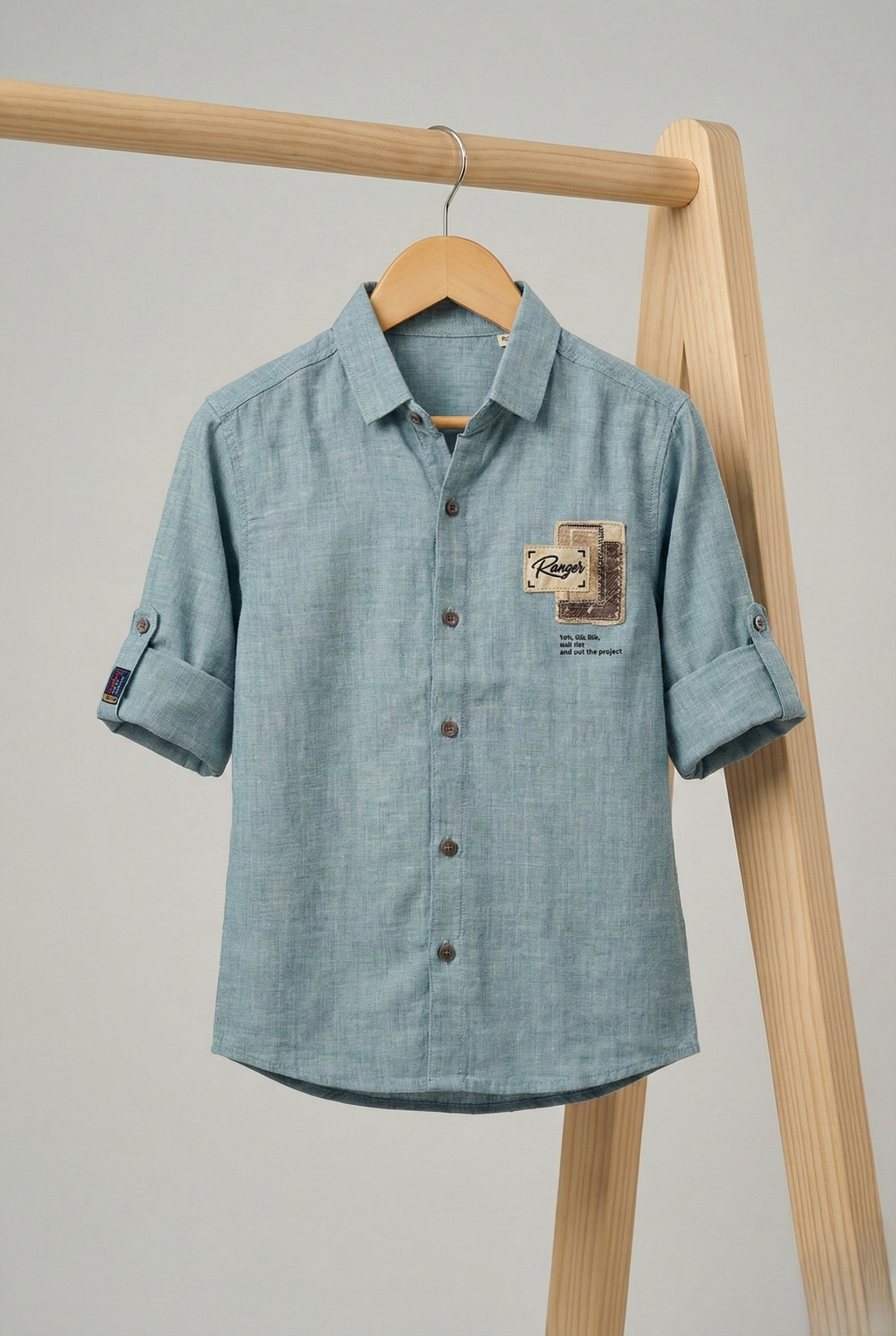 Havok Boys Casual Shirt "Roger" Patch Embroidery Havok kids