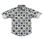 Havok Boys Grey Checkered Shirt