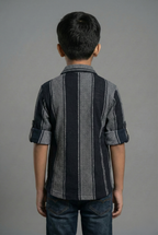 Havok Boys Black and Grey Textured Striped Havok kids