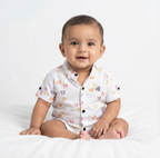 Havok Infant Boys White Cotton Butterfly Print