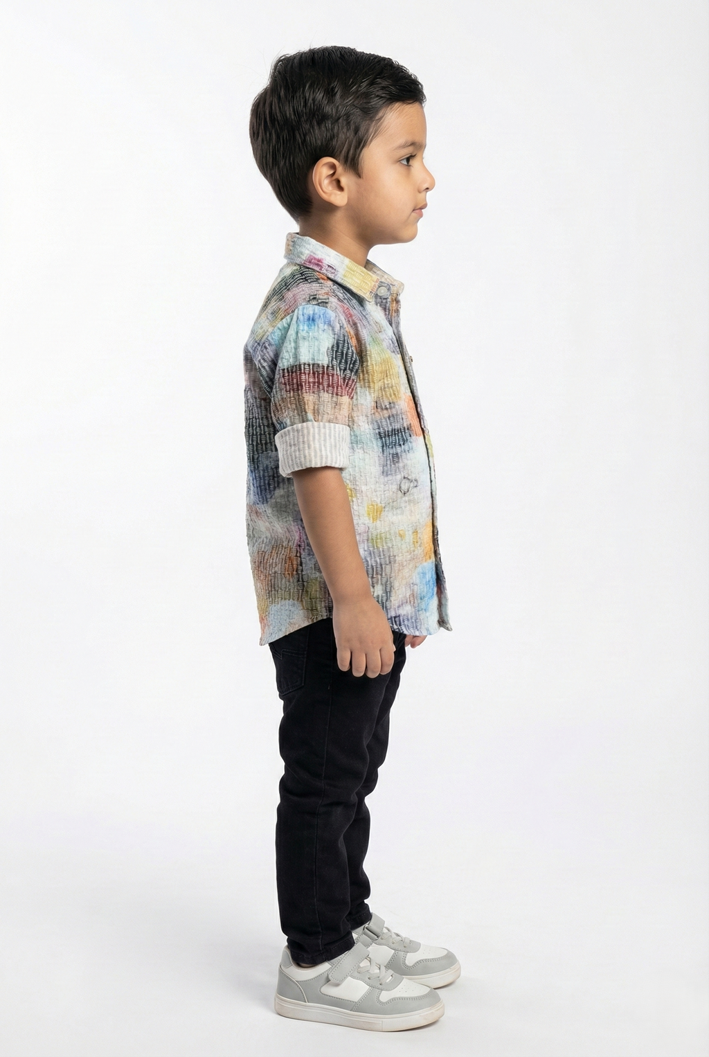 Havok Boys Button-Down Multicolor Printed Shirt Havok kids