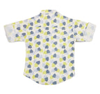 Havok Infant White Shirt for Boys Half Sleeve, Leaf Print Button-Down Havok kids