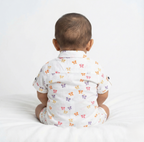 Havok Infant Boys White Cotton Butterfly Print