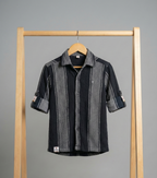 Havok Boys Black and Grey Textured Striped Havok kids