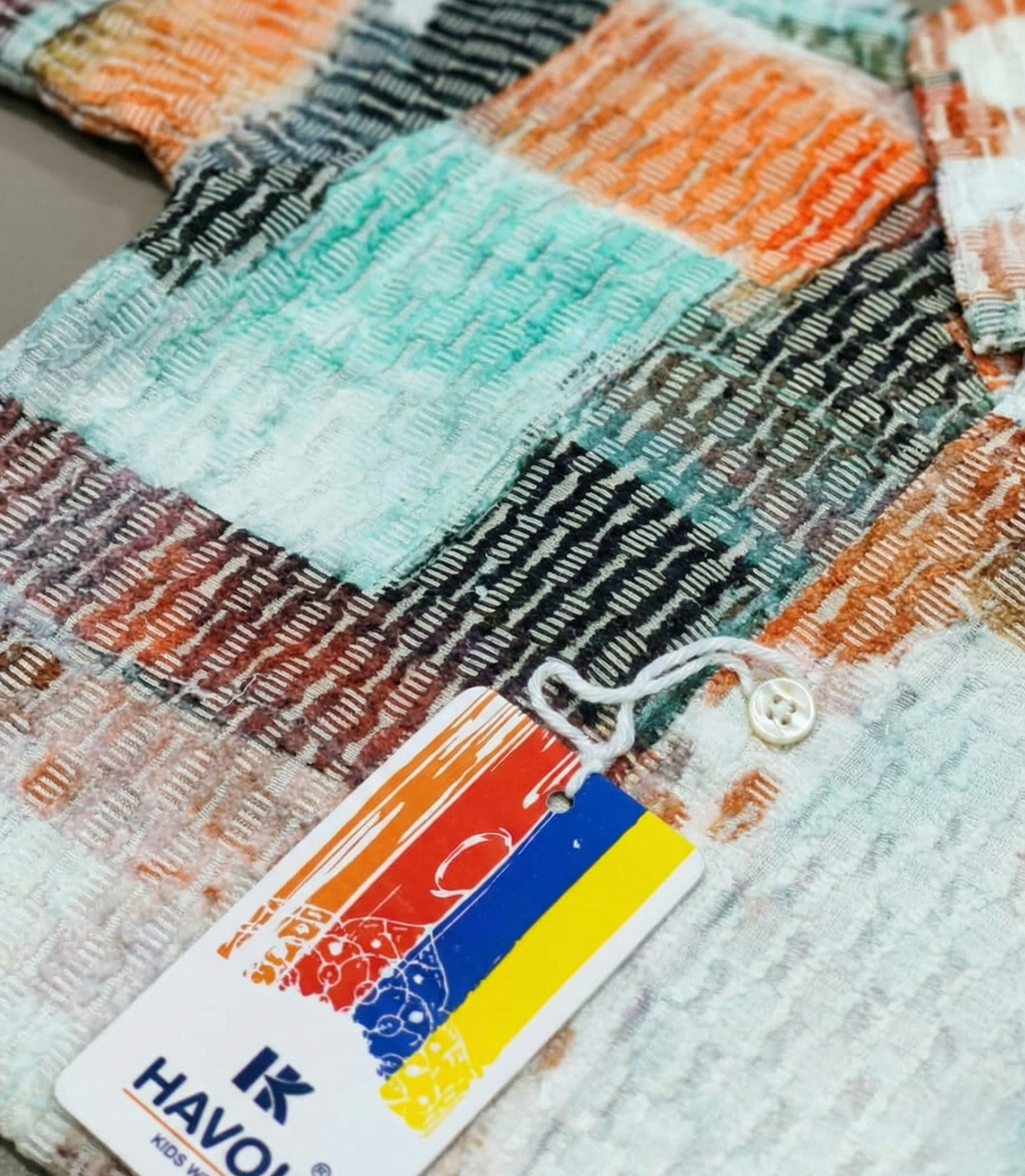 Havok Boys Button-Down Multicolor Printed Shirt Havok kids