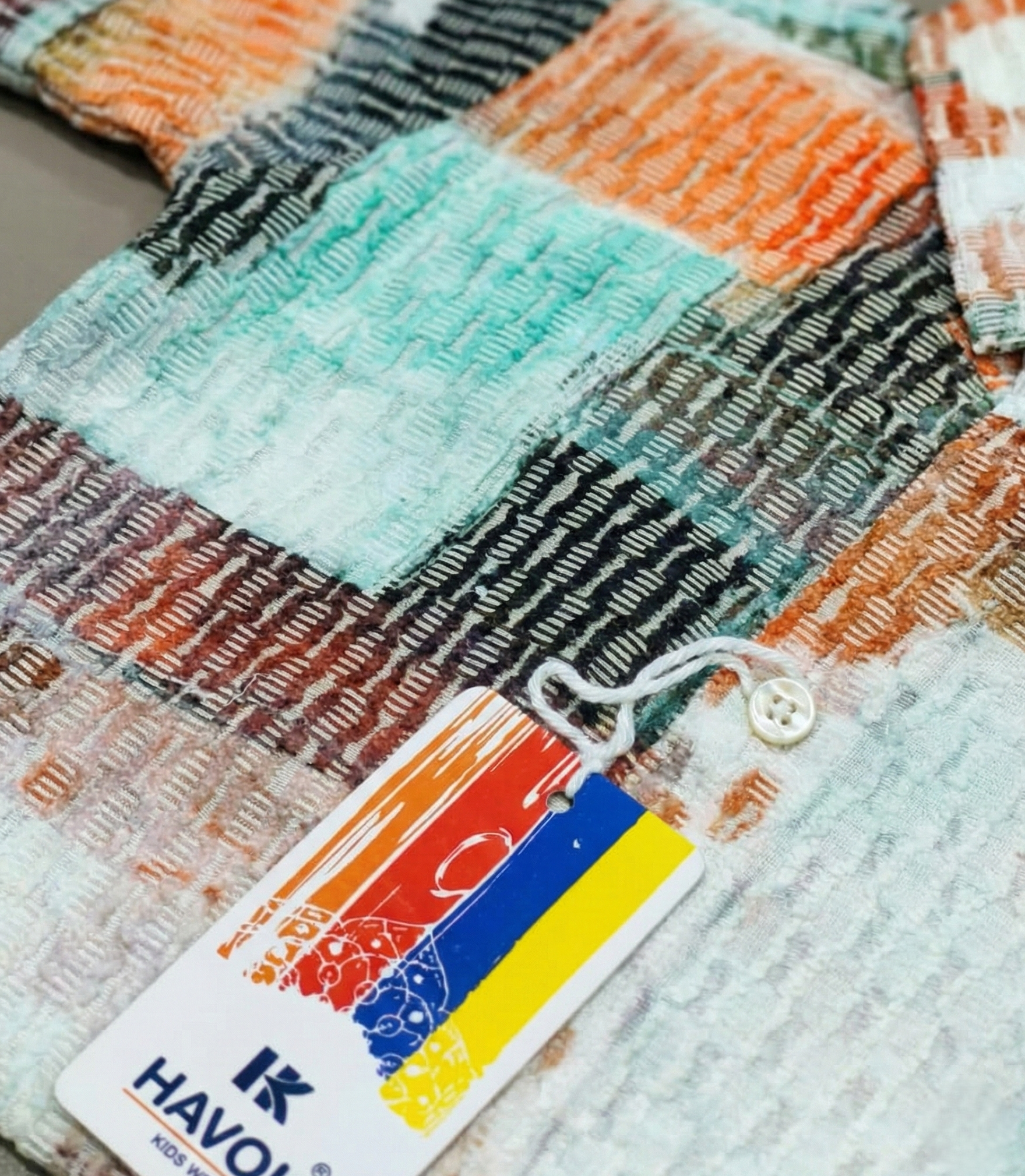 Havok Boys Button-Down Multicolor Printed Shirt Havok kids