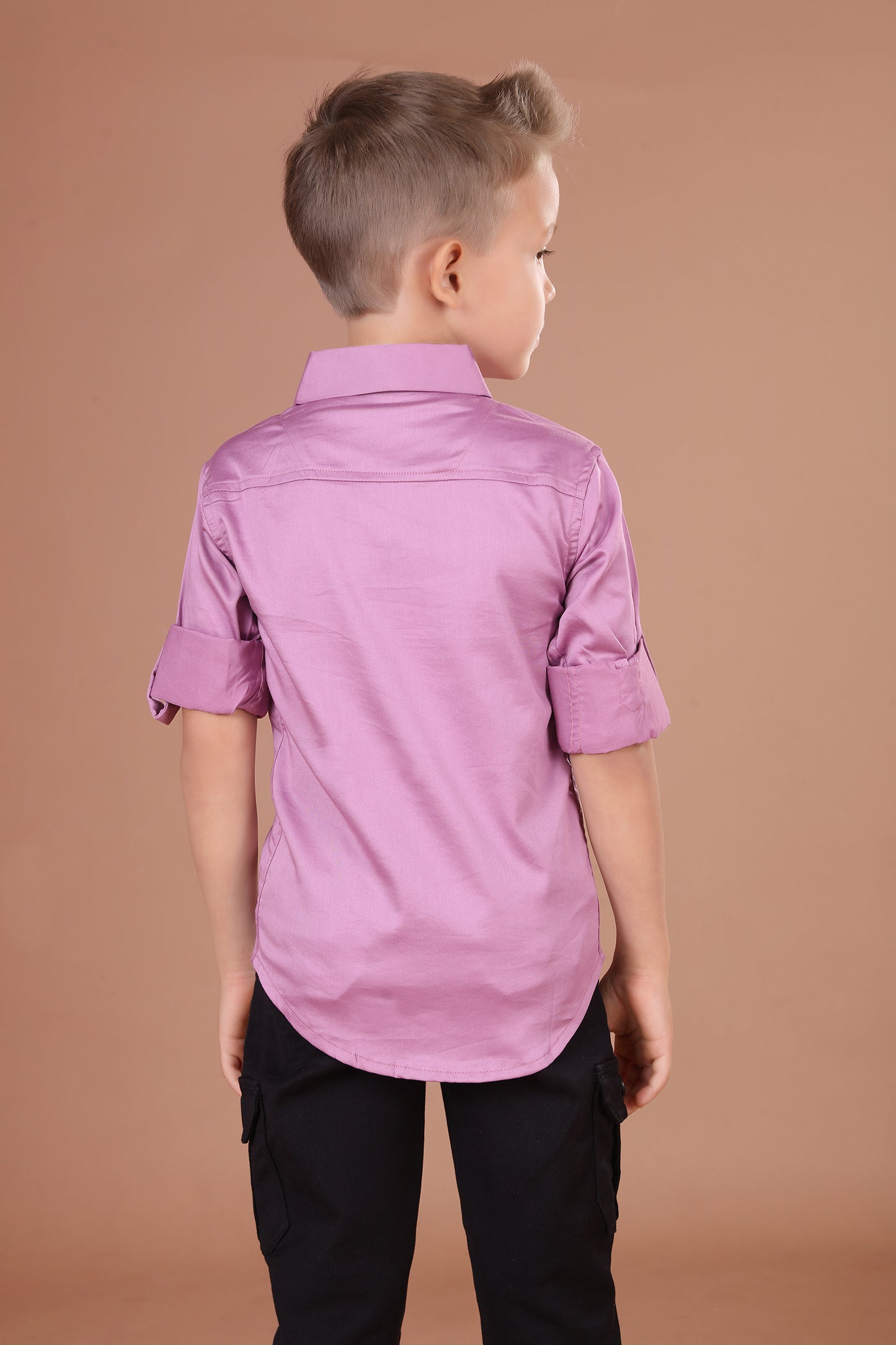 Pink Full Sleeve Button-Down Shirt