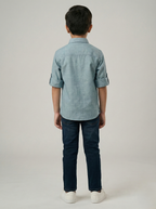 Havok Boys Casual Shirt "Roger" Patch Embroidery Havok kids