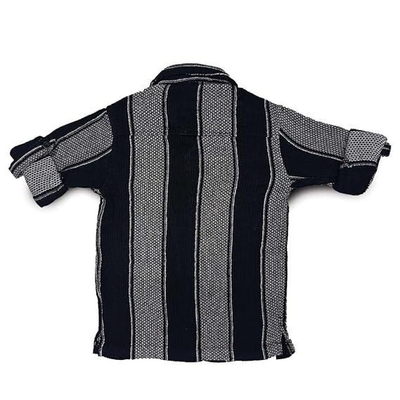 Black Shirt Full Sleeve Spread Collared Boy