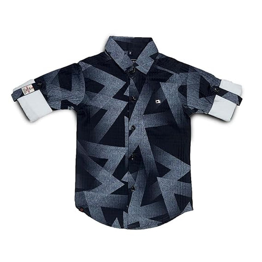 Black Shirt Full Sleeve for Boys
