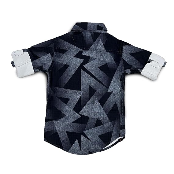Black Shirt Full Sleeve for Boys
