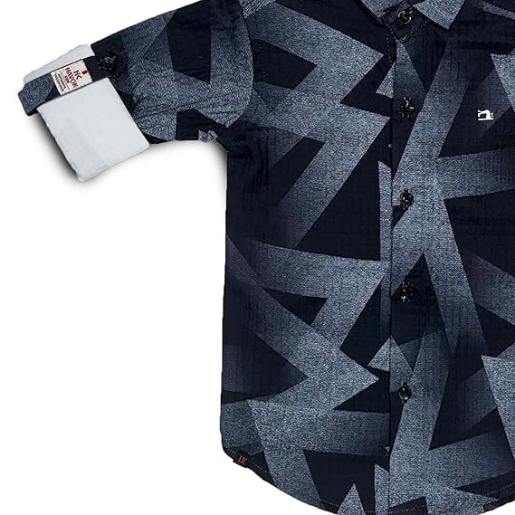 Black Shirt Full Sleeve for Boys