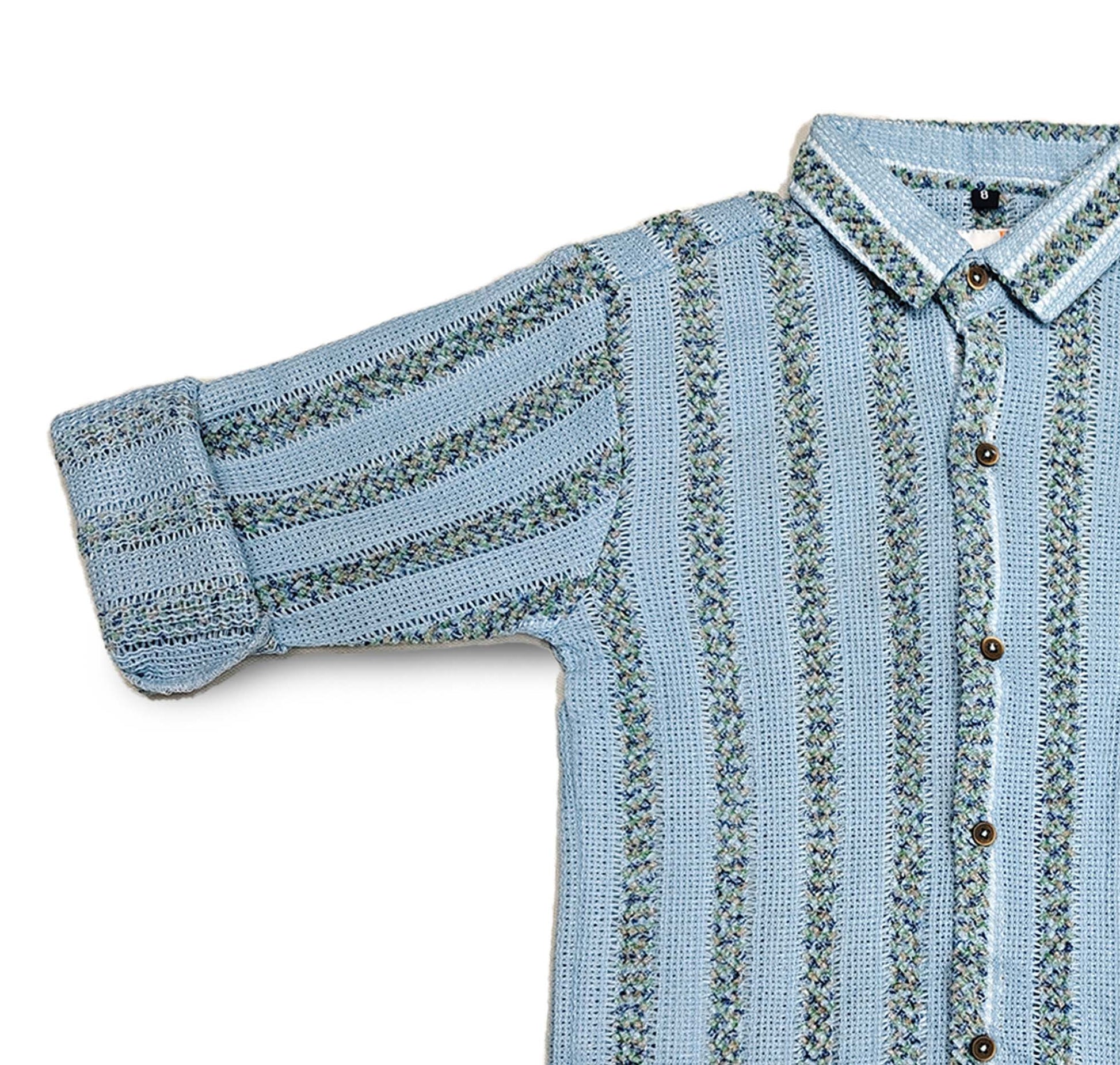 Blue Stripe Shirt Full Sleeve