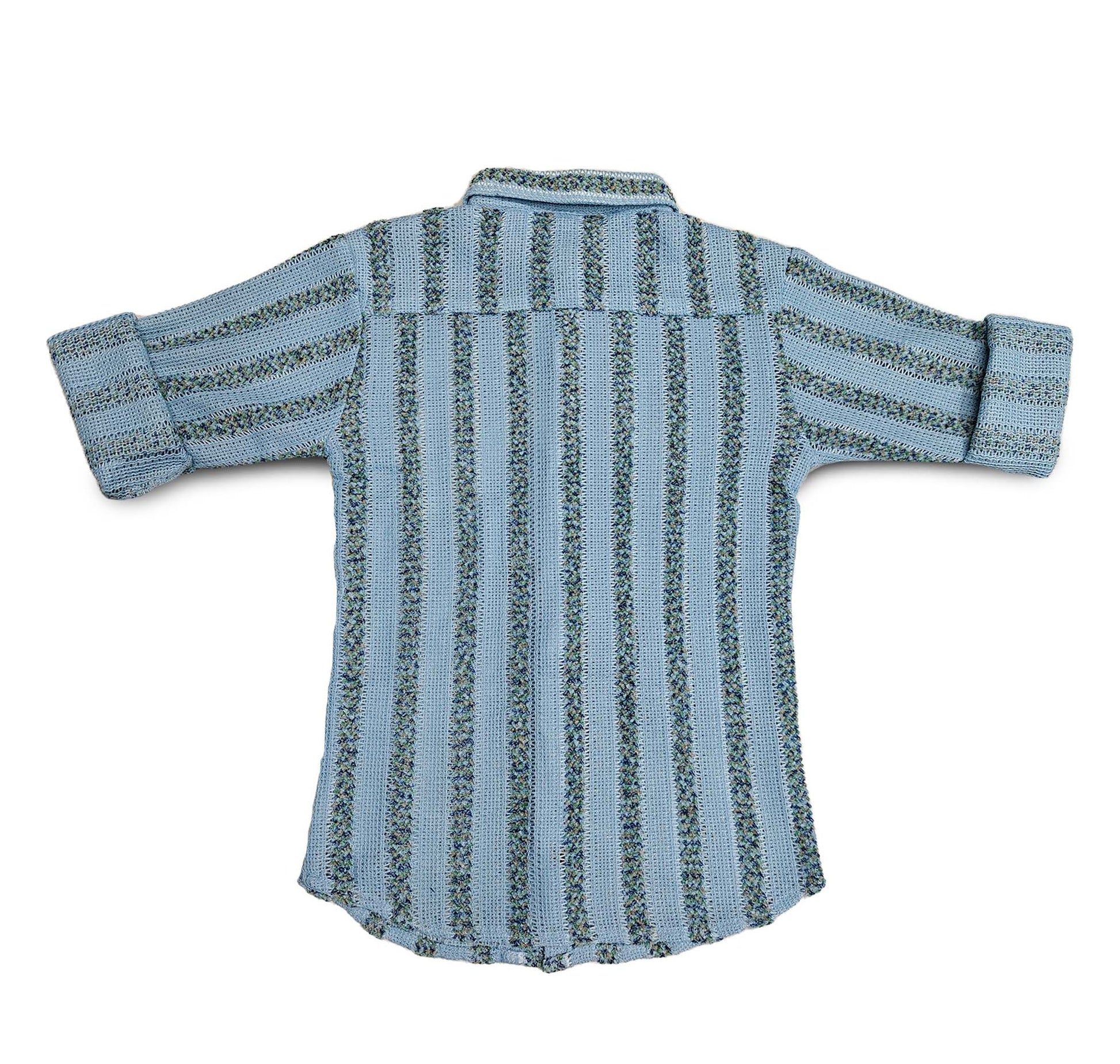 Blue Stripe Shirt Full Sleeve