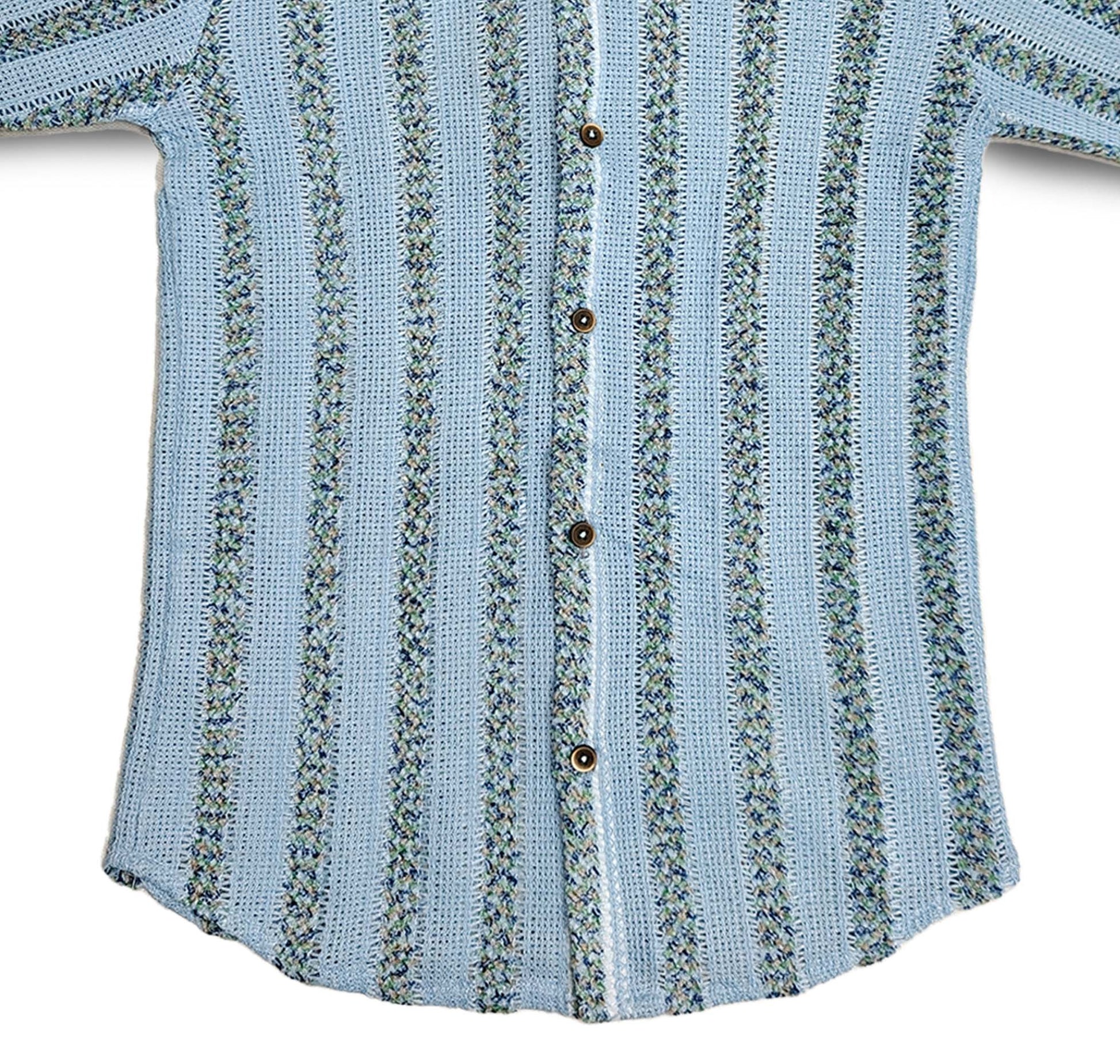 Blue Stripe Shirt Full Sleeve