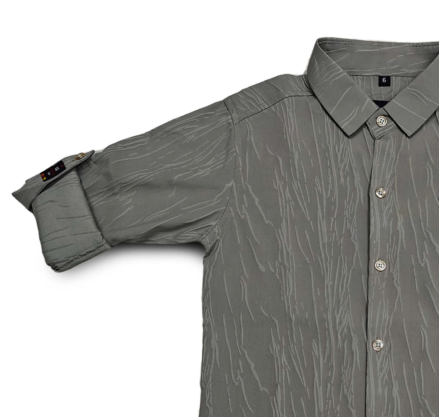 G Logo Grey Shirt Full Sleeve