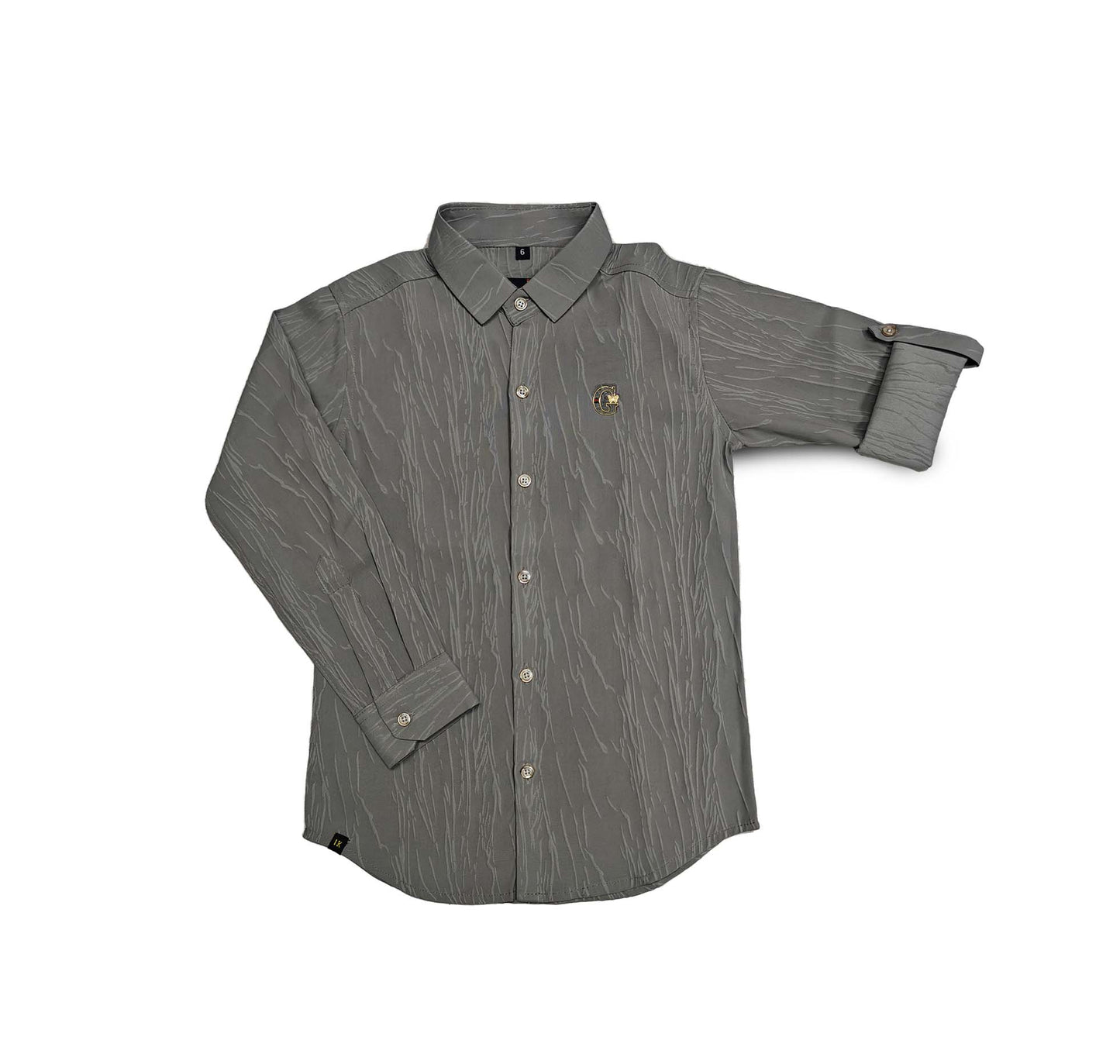 G Logo Grey Shirt Full Sleeve