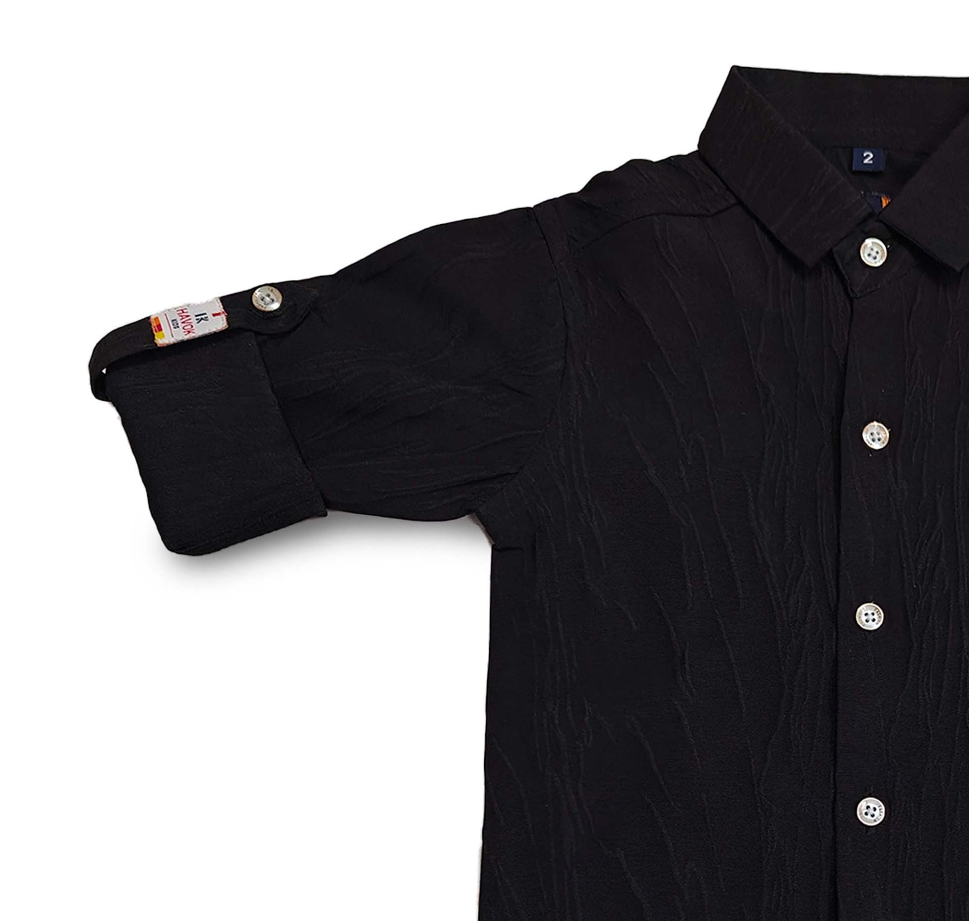 Boys_Button-Down_Black_Full_Sleeve_Shirt_Regular_Fit_for_All_Seasons_Kids_Shirts_Collared_Shirt_for_Boy_Casual_Wear_for_School_Parties_Everyday_Wear_Boys_Gifting_Black_Shirts