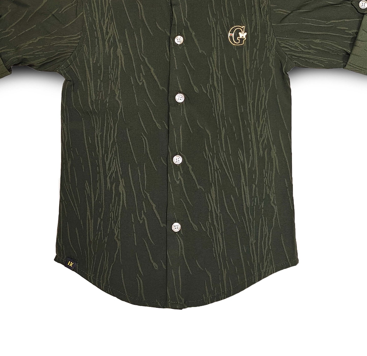 G Logo Green Shirt for boys