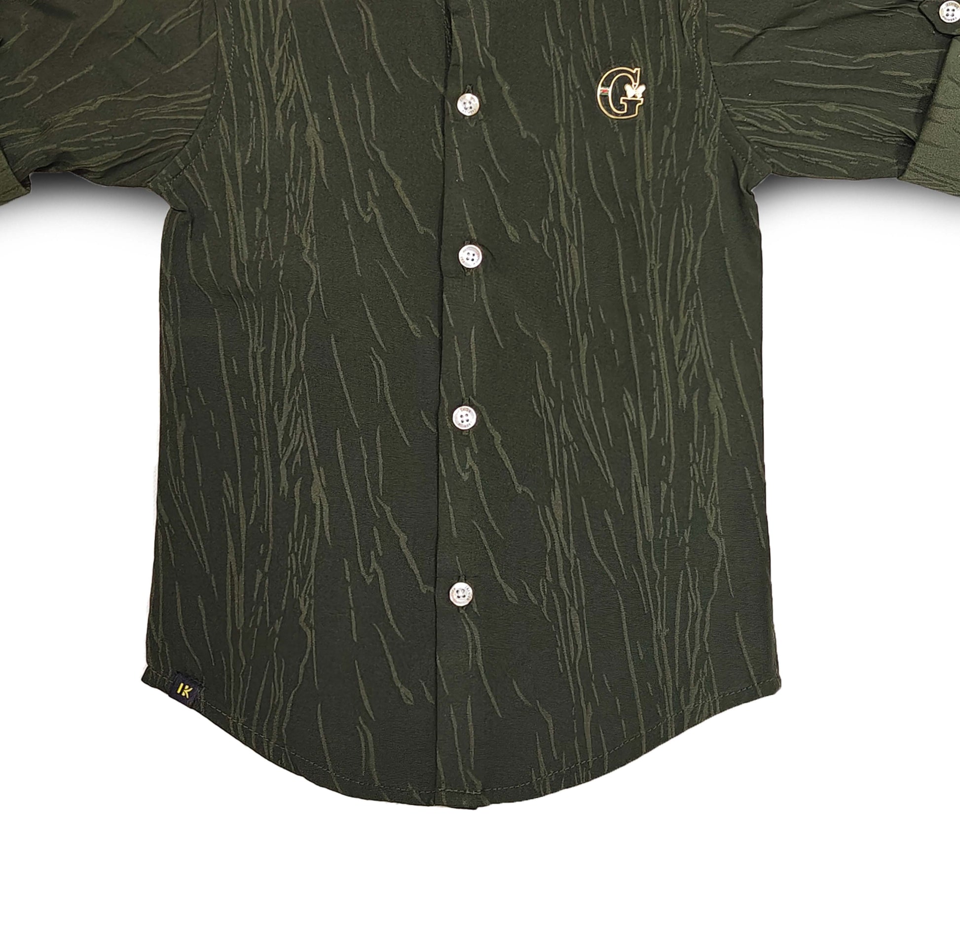 G Logo Green Shirt for boys
