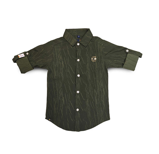 G Logo Green Shirt for boys