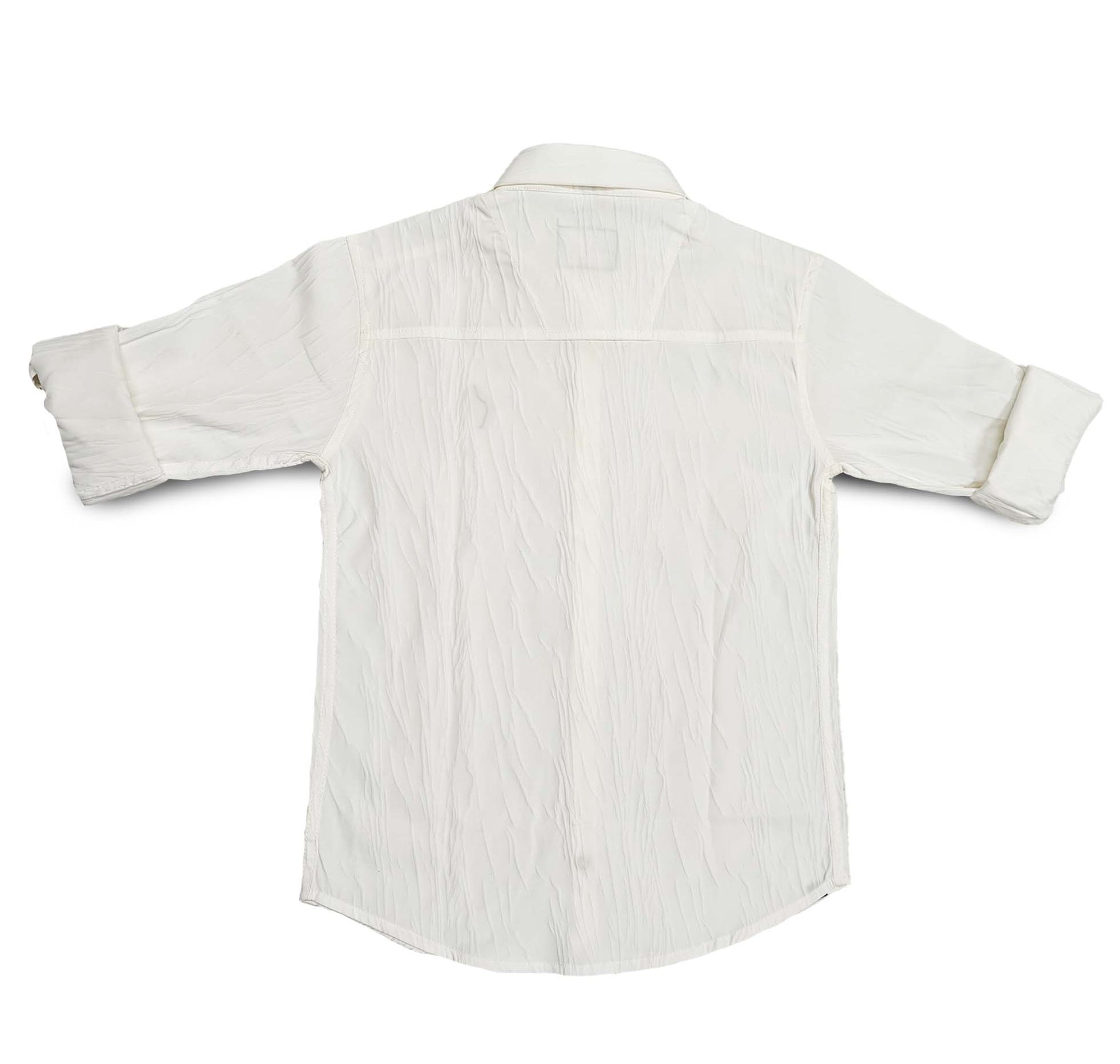 G Logo White Full Sleeve Shirt