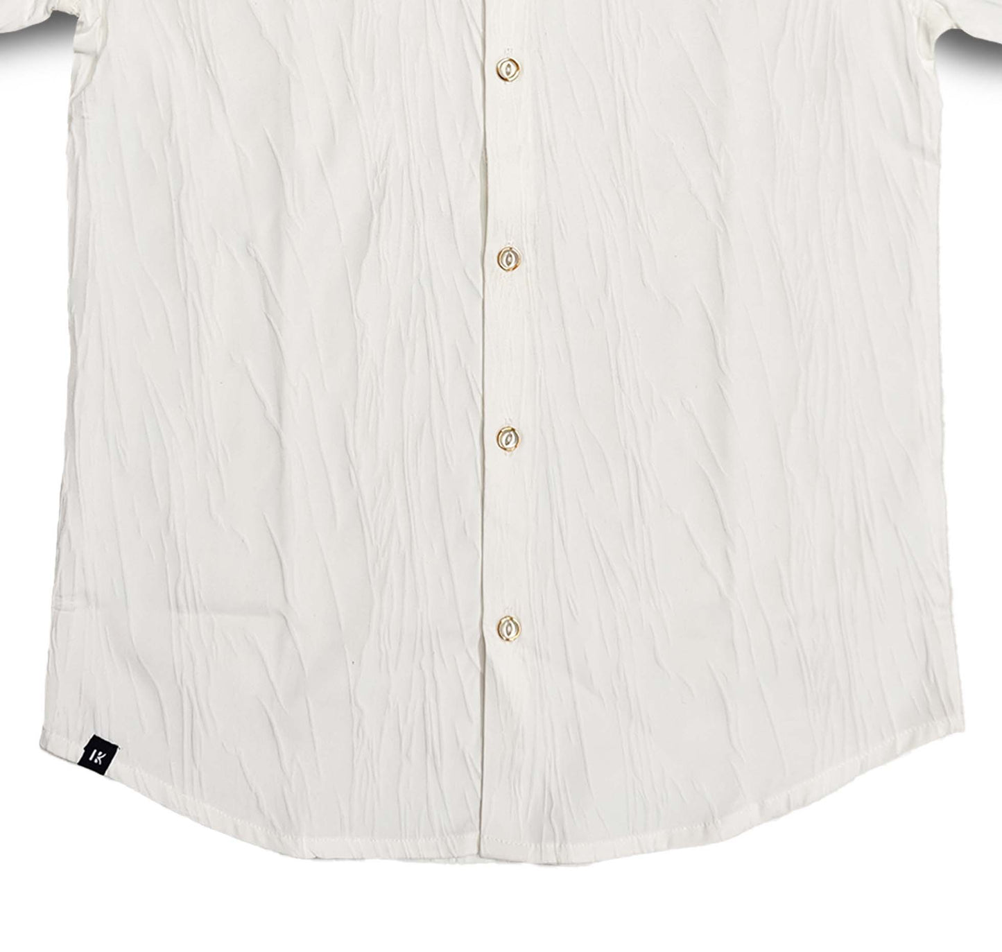 G Logo White Full Sleeve Shirt