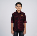 Havok Boys Button-Down Red checkered Shirt Havok kids