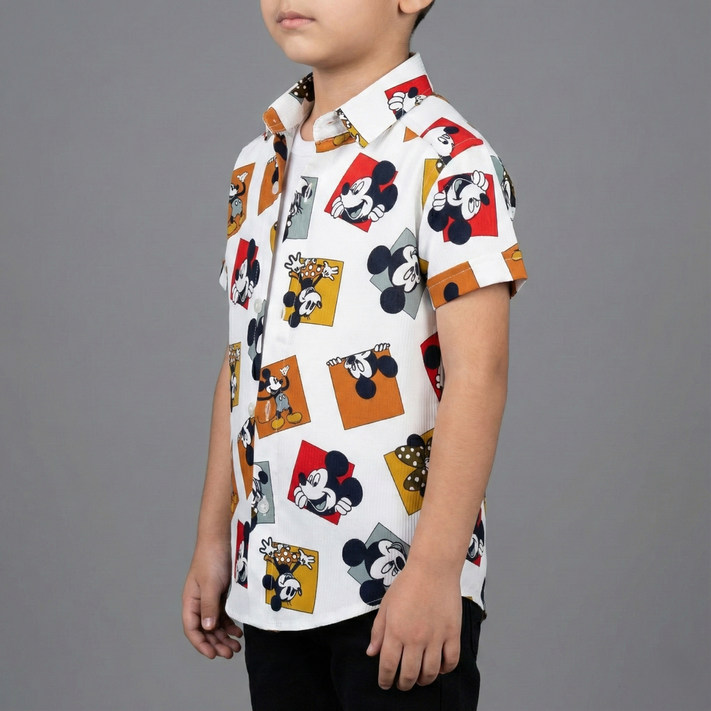 Havok Boys Mickey Mouse Button Down Shirt Havok kids