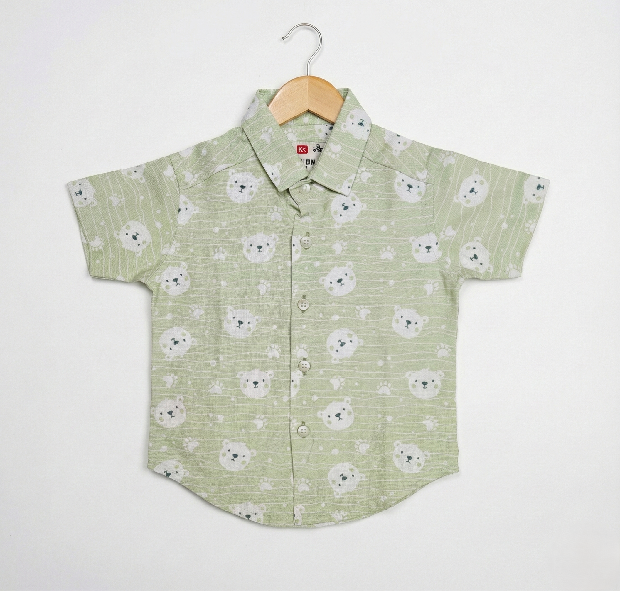 Havok Infant printed Green Shirt Havok kids