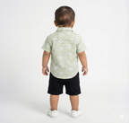 Havok Infant printed Green Shirt Havok kids