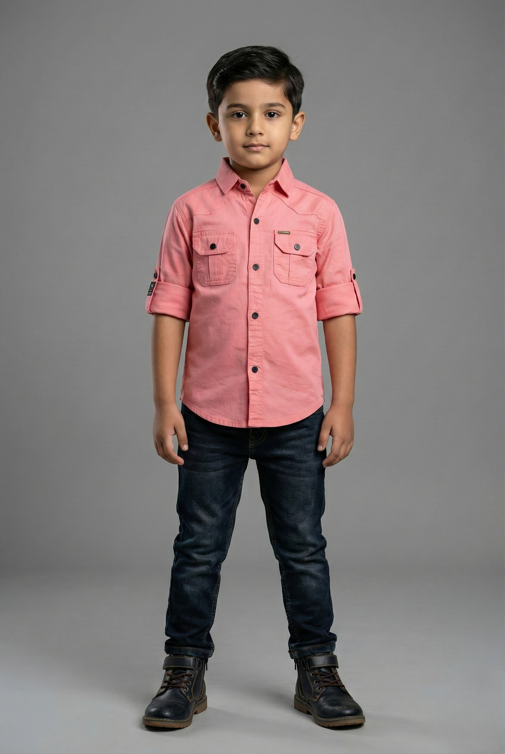 Havok Boys Premium Solid Casual Shirt Havok kids