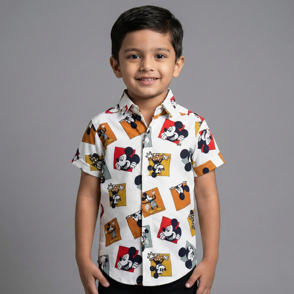 Havok Boys Mickey Mouse Button Down Shirt Havok kids