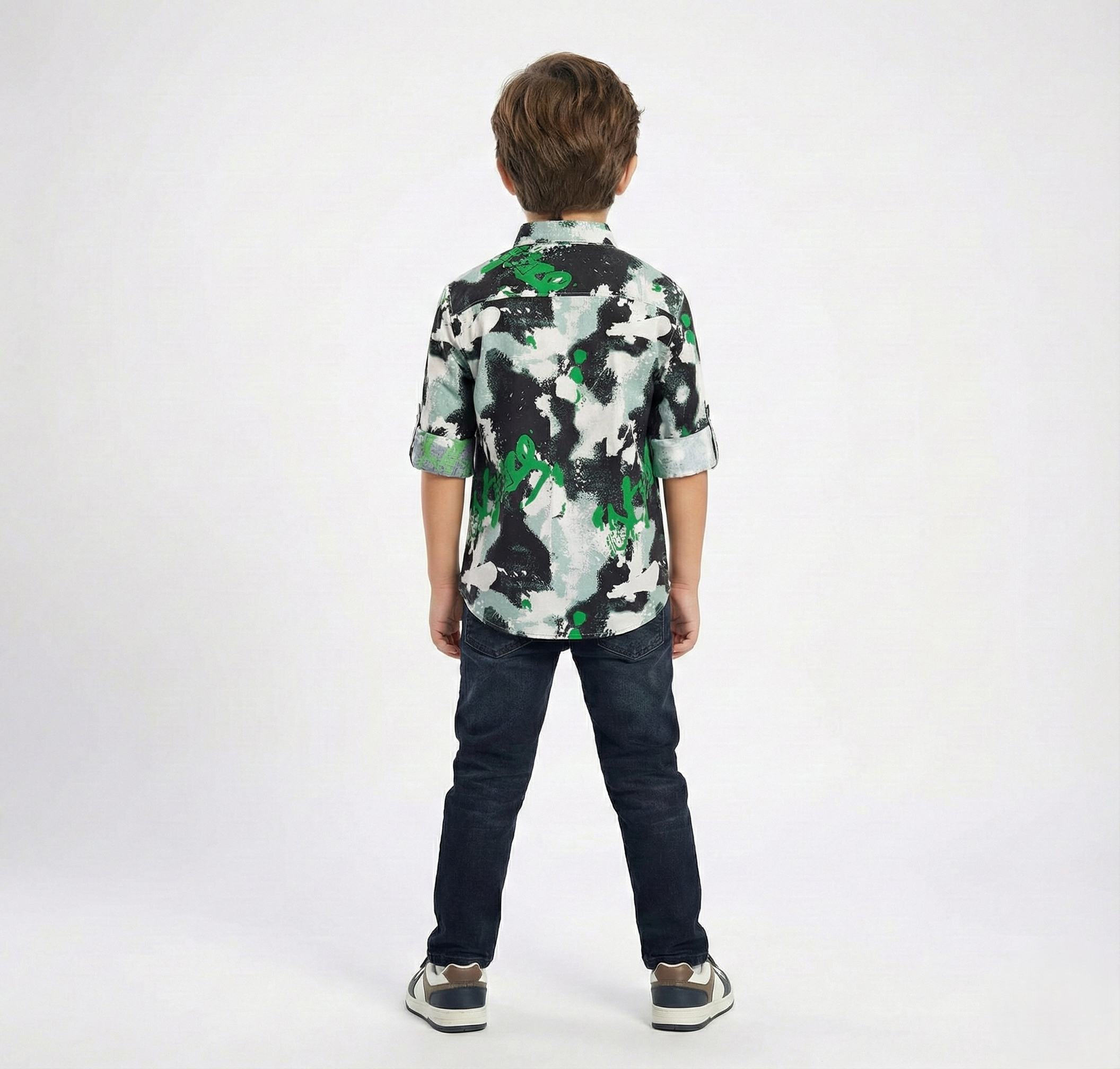 Havok Boys Abstract Camo & Graffiti Button-Down Shirt Havok kids