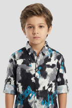 Havok Boys Abstract Camo & Graffiti Button-Down Shirt Havok kids