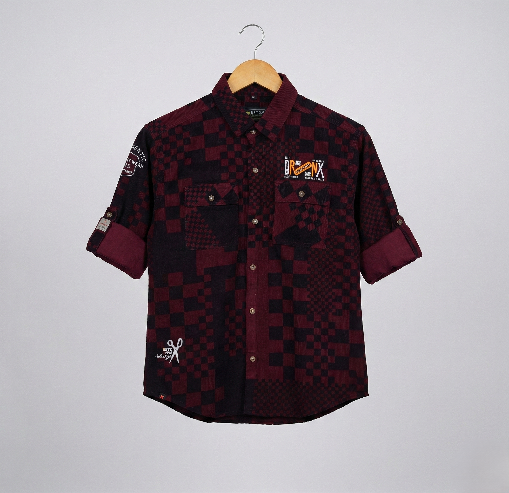 Havok Boys Button-Down Red checkered Shirt Havok kids