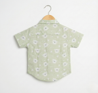 Havok Infant printed Green Shirt Havok kids