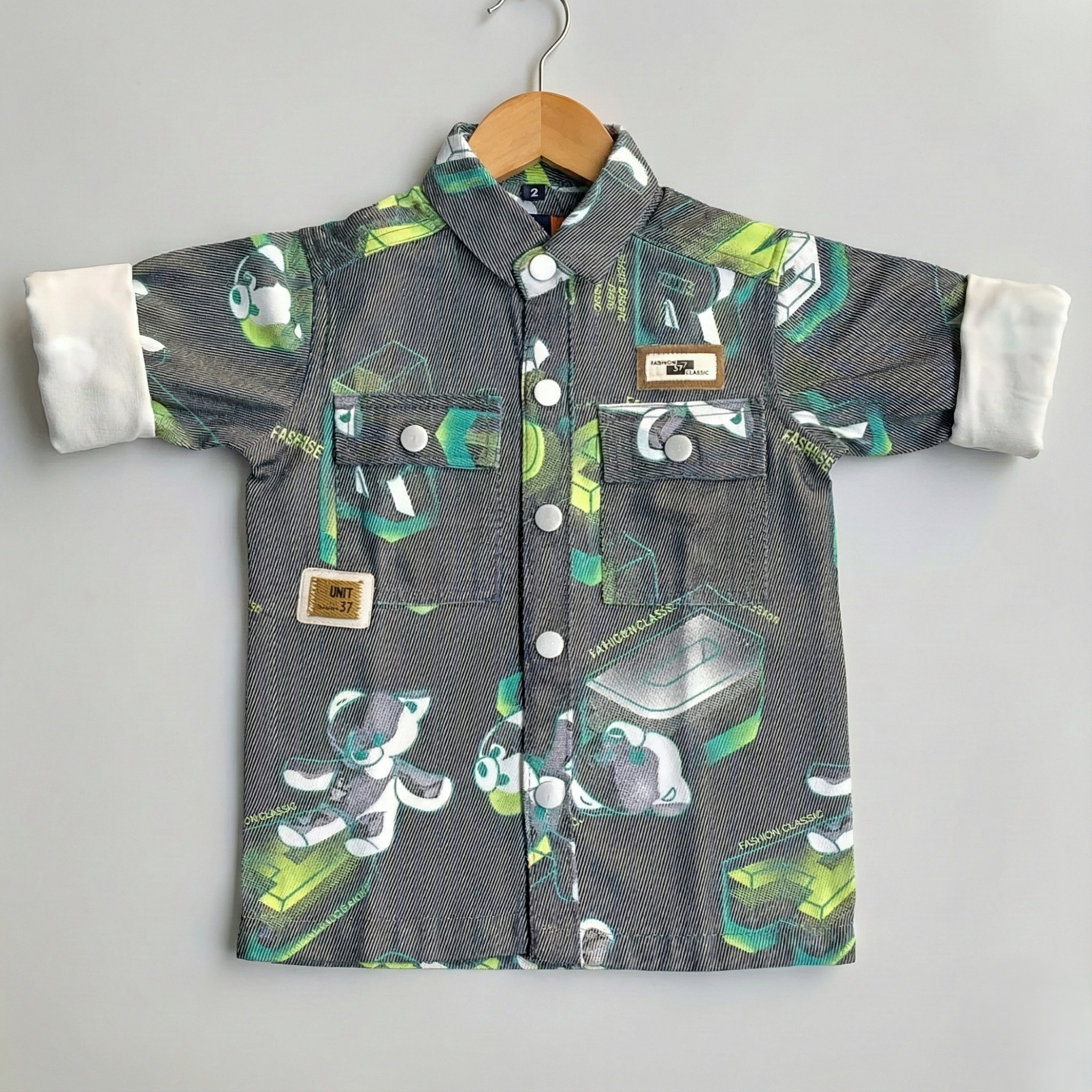 Havok Boys Casual  Printed polycotton Shirt Havok kids