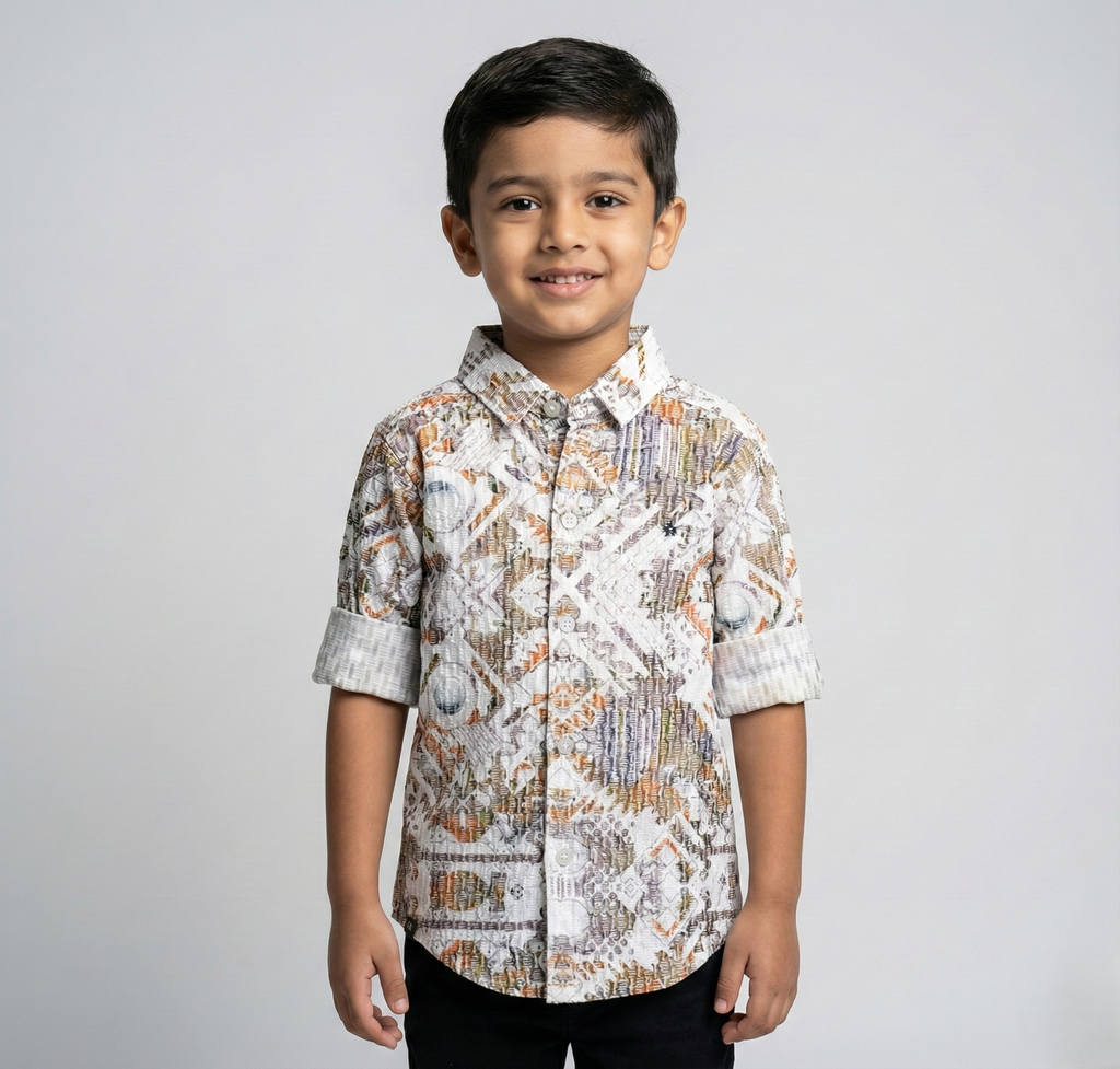 Boys Regular Fit Casual Shirt Havok kids