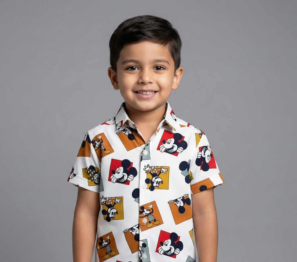 Havok Boys Mickey Mouse Button Down Shirt Havok kids