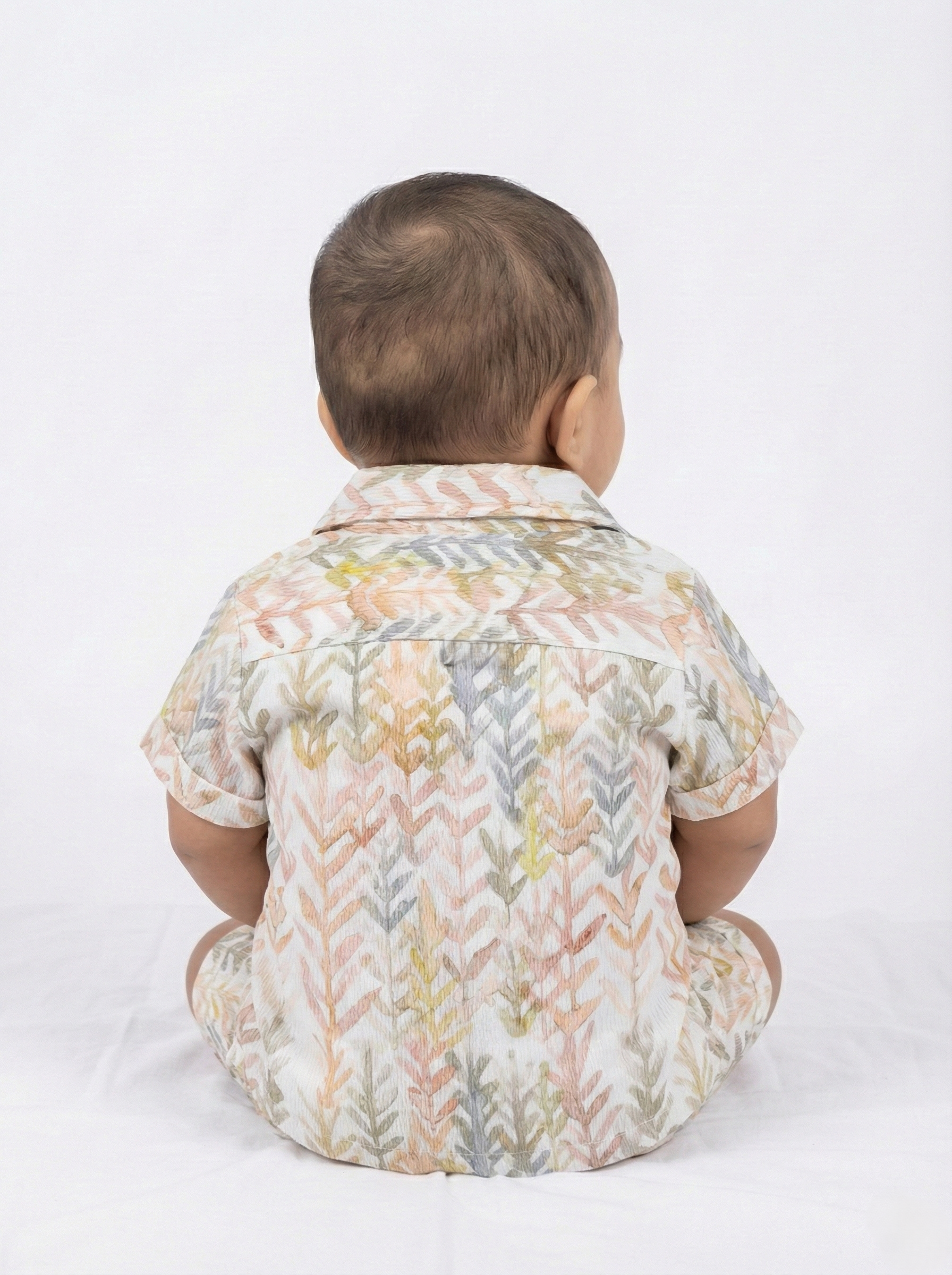 Havok infant Casual Leaf Print Half Sleeve shirt Havok kids