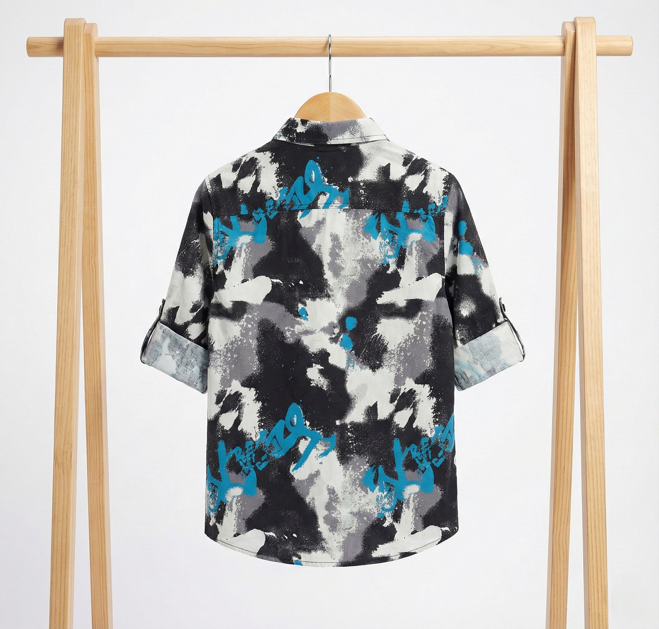 Havok Boys Abstract Camo & Graffiti Button-Down Shirt Havok kids