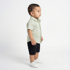 Havok Infant printed Green Shirt Havok kids