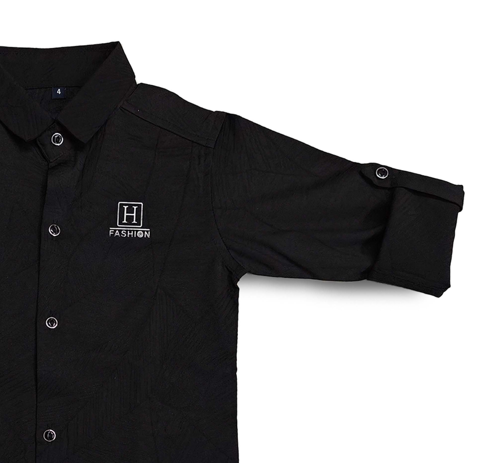 Havok_kids_Boys_Button-Down_Black_Full_Sleeve_Shirt_Regular_Fit_for_All_Seasons_Kids_Shirts_Collared_Shirt_for_Boy_Casual_Wear_for_School_Parties_Everyday_Wear_Boys_Gifting_Black_Shirt