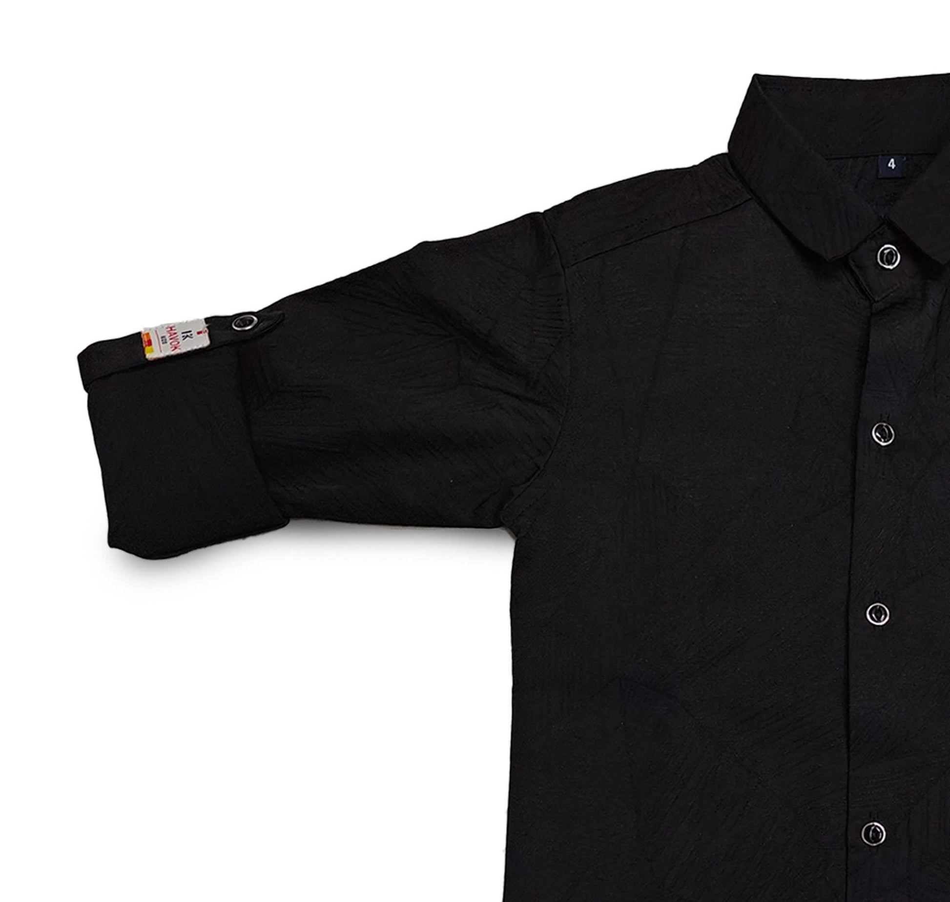 Havok_kids_Boys_Button-Down_Black_Full_Sleeve_Shirt_Regular_Fit_for_All_Seasons_Kids_Shirts_Collared_Shirt_for_Boy_Casual_Wear_for_School_Parties_Everyday_Wear_Boys_Gifting_Black_Shirt