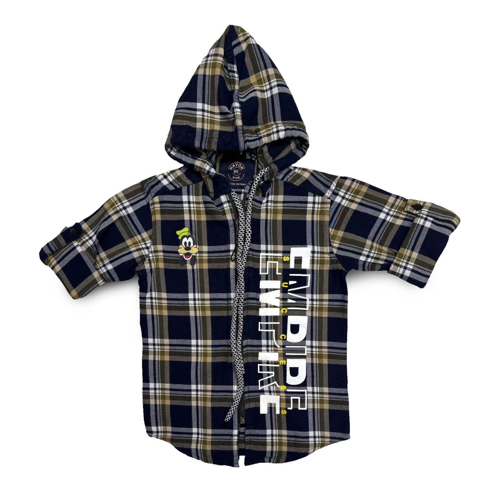 Navy Blue Print Hoodie Full sleeve Boys shirt 