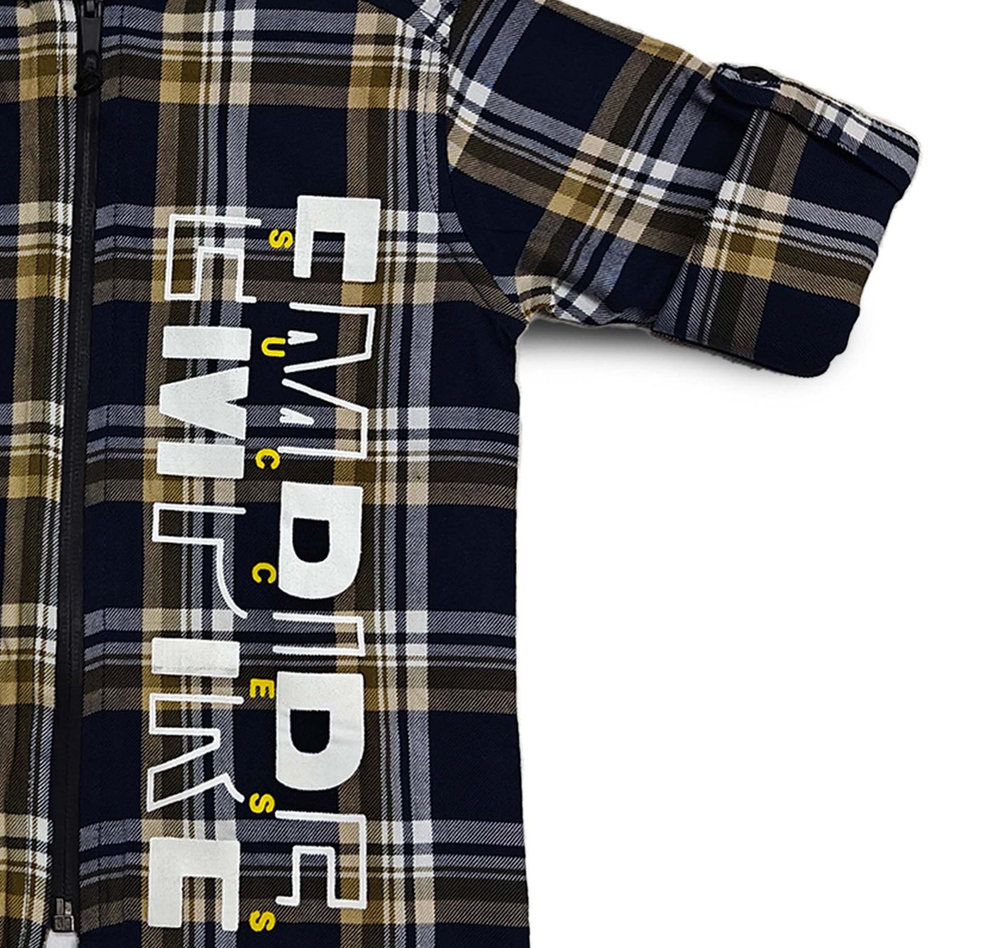 Navy Blue Print Hoodie Full sleeve Boys shirt 