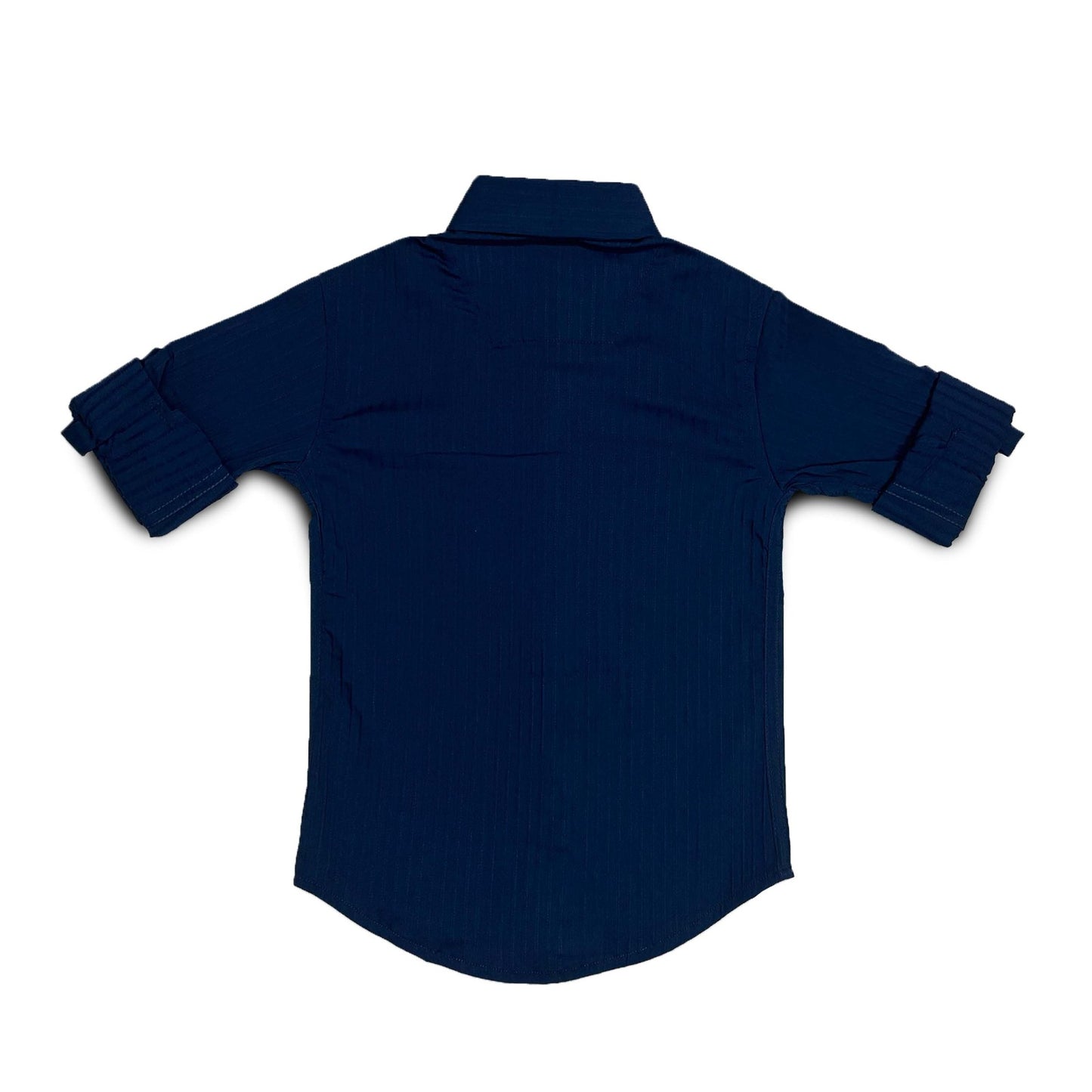 Navy Blue Shirt For Boys Full Sleeve