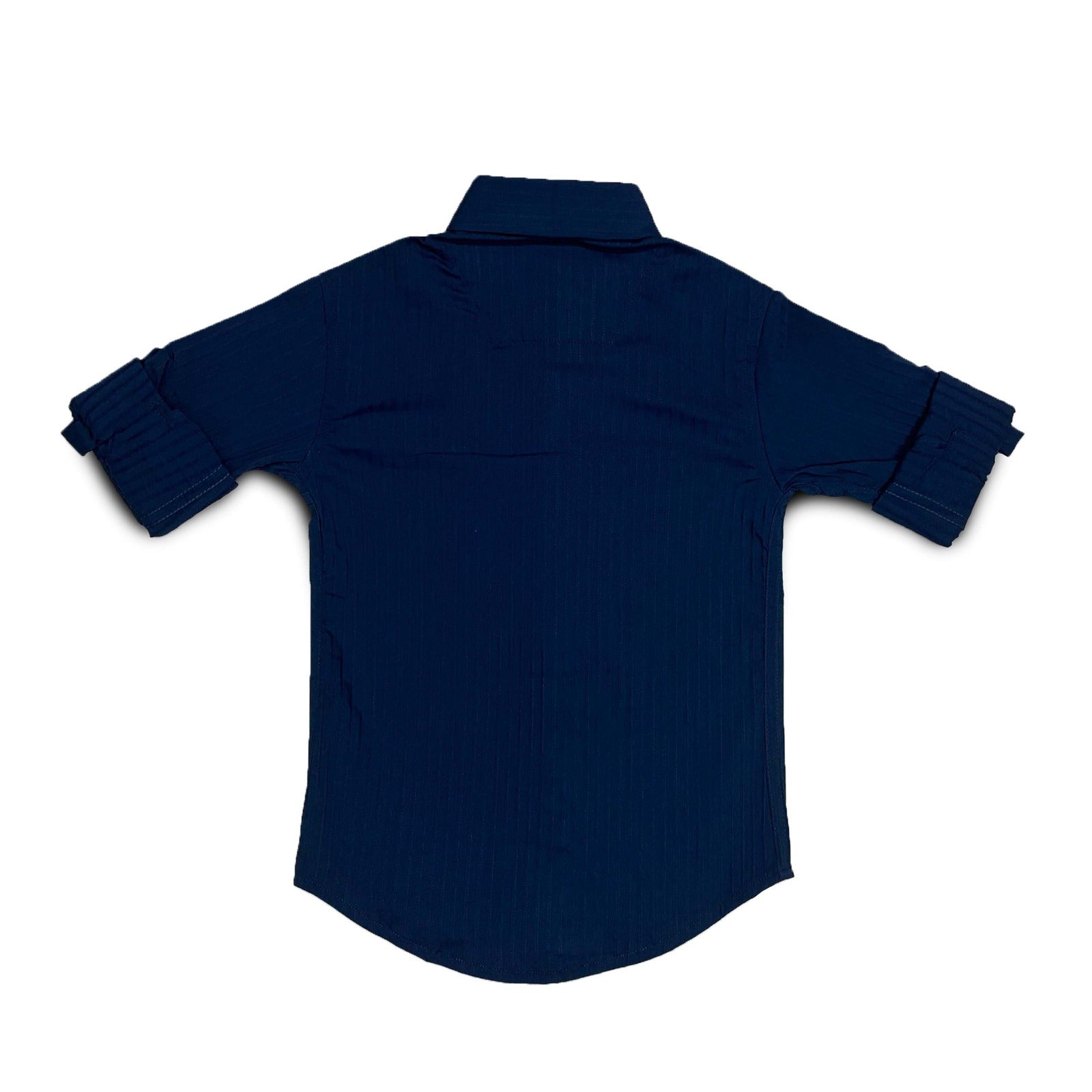 Navy Blue Shirt For Boys Full Sleeve